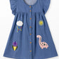 Children's Denim A-Line Dress