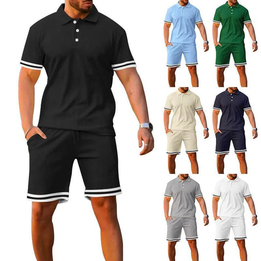 Men's Summer Sports Suit Stylish Functional Activewear Set