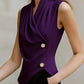 Draped Asymmetrical Tank Top