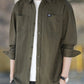 Men's Plus Size Button Up Long Sleeve Shirt