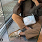 Contrast Round Toe Flats Casual Everyday Sneakers for Women