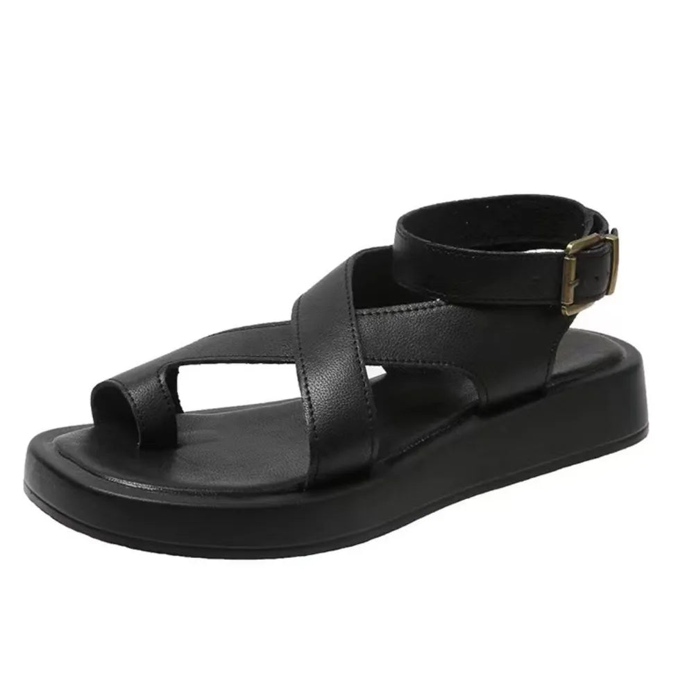 Crisscross Open Toe Platform Sandals for Everyday Style Comfort