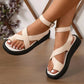 Crisscross Open Toe Platform Sandals for Everyday Style Comfort