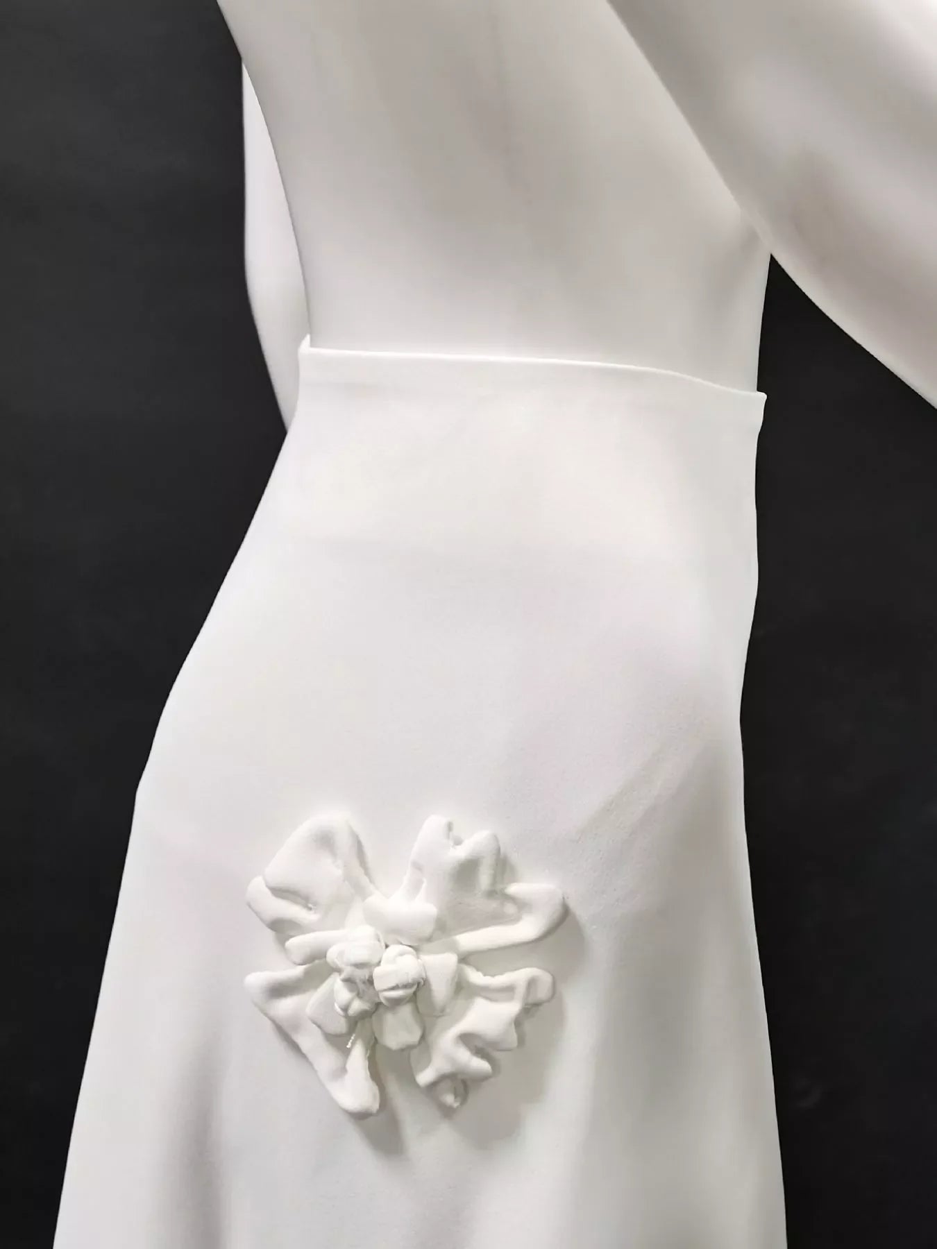 Floral Embellished Midi Skirt Elegant Women's Fashion