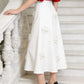 Floral Embellished Midi Skirt Elegant Women's Fashion