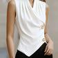 Draped Asymmetrical Tank Top