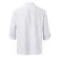 Men's Plus Size Half Button Long Sleeve Shirt
