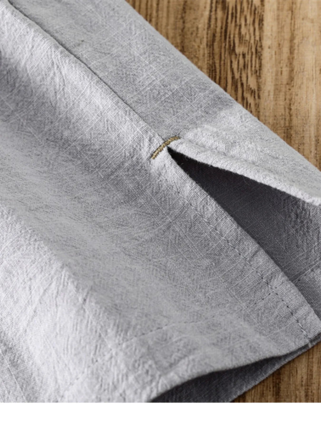 Men's Plus Size Short Sleeve Button Detail Shirt