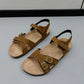 Open Toe Flat Buckle Sandals for Everyday Comfort Style