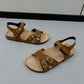 Open Toe Flat Buckle Sandals for Everyday Comfort Style