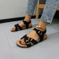 Open Toe Flat Buckle Sandals for Everyday Comfort Style