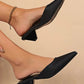 Leather Point Toe Sandals for Elegant Everyday Wear