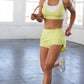 Women's High Rise Running Shorts Active Performance Wear
