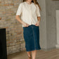 Short Sleeve Button Knit Cardigan Sweater